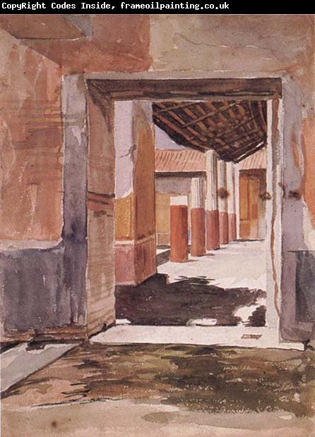 John William Waterhouse Scene at Pompeii